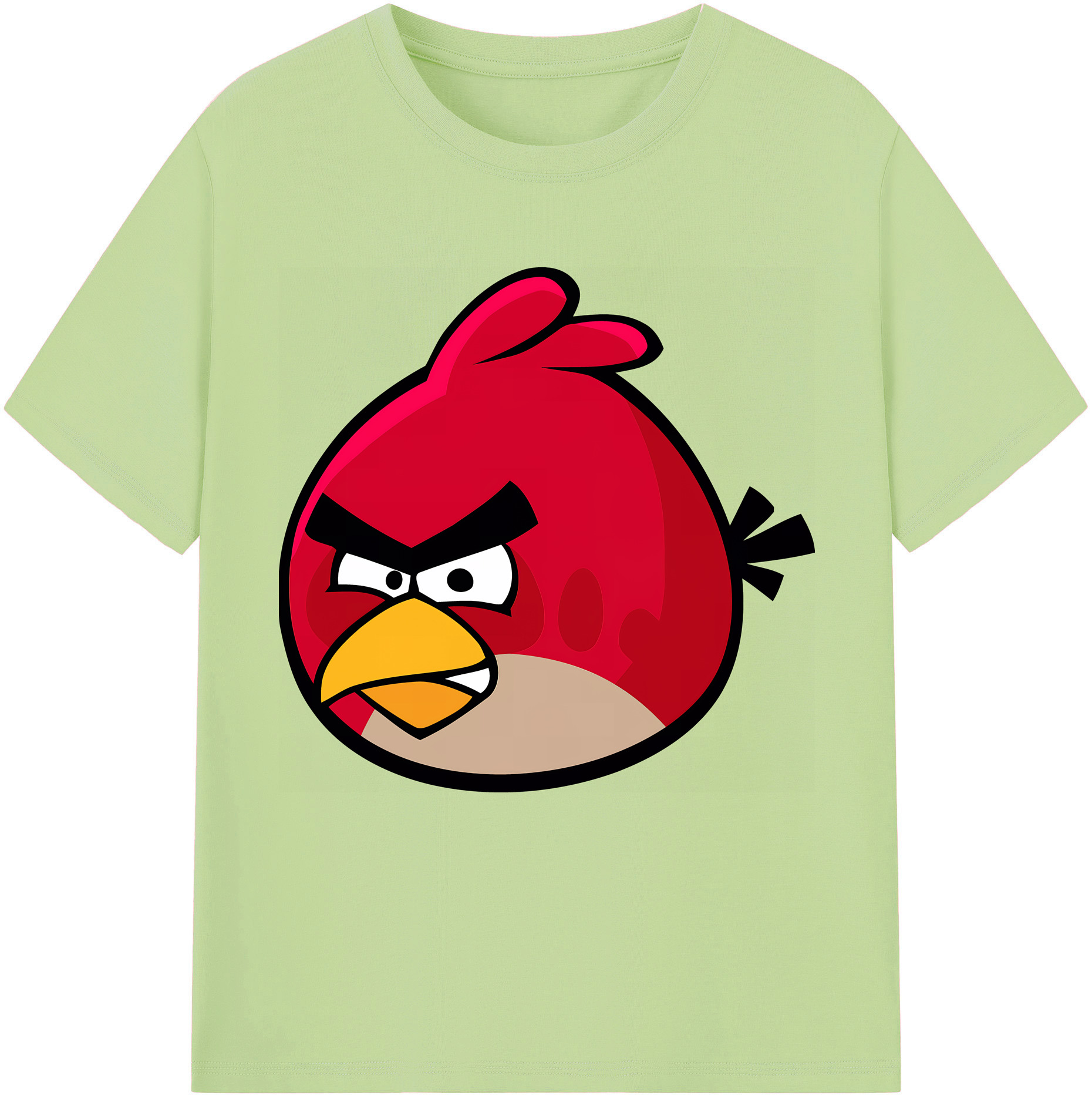 （画像用） Angry Birds アングリーバード 綿100％半袖Tシャツ（フロントプリント）